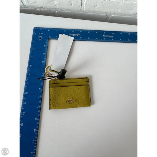 Id/card Holder Designer By Coach, Size: Small