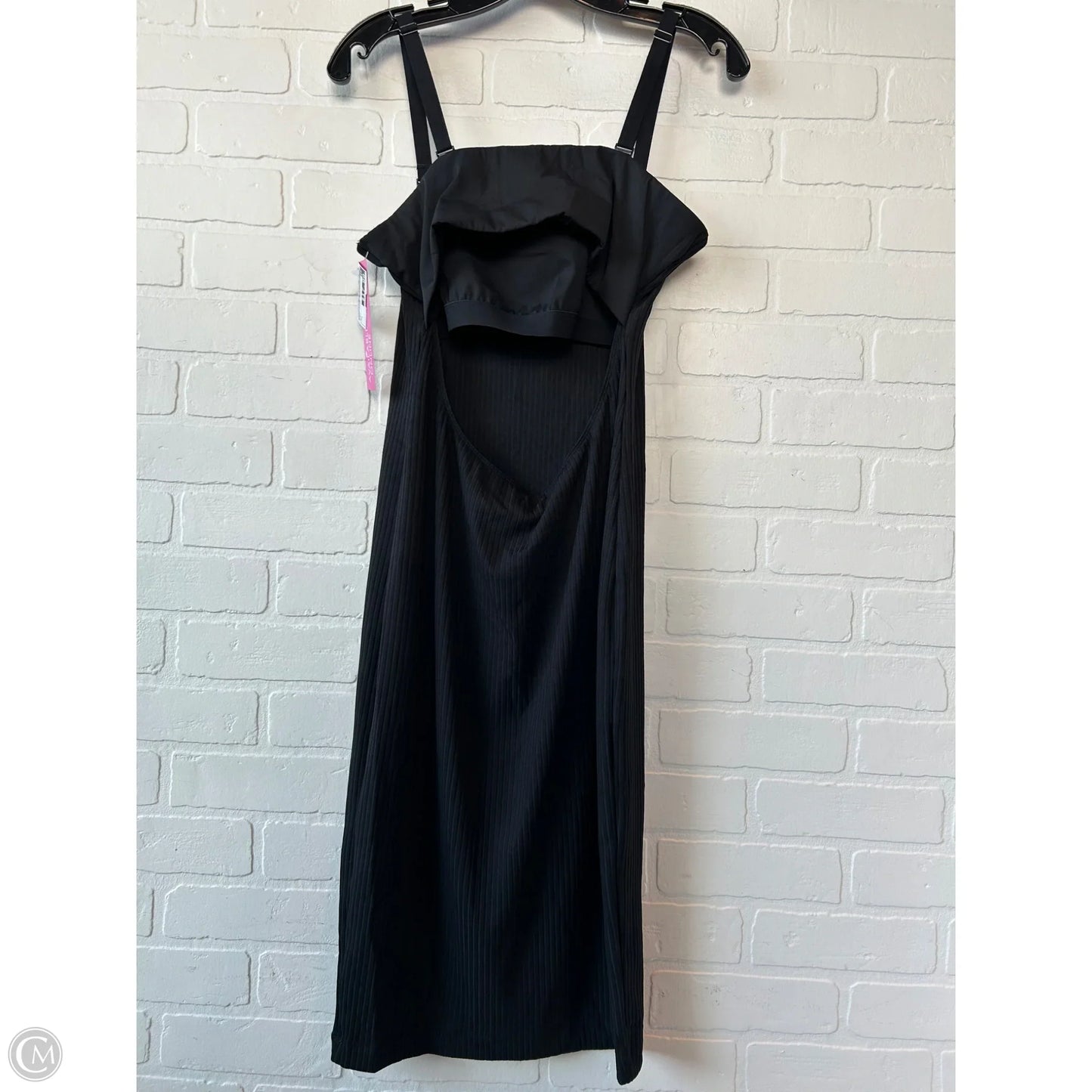 Dress Casual Midi By Victorias Secret In Black, Size: L
