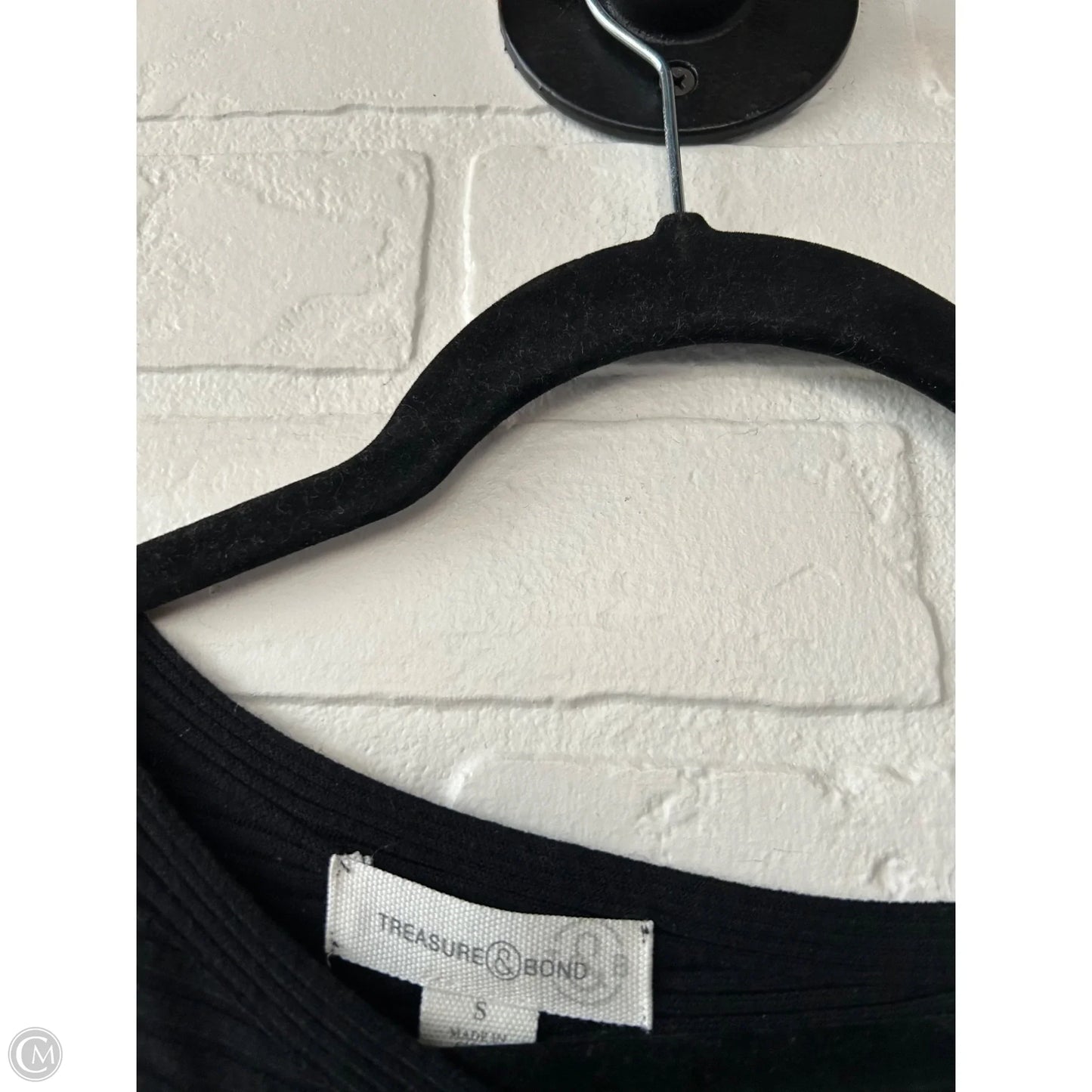 Sweater By Treasure And Bond In Black, Size: S