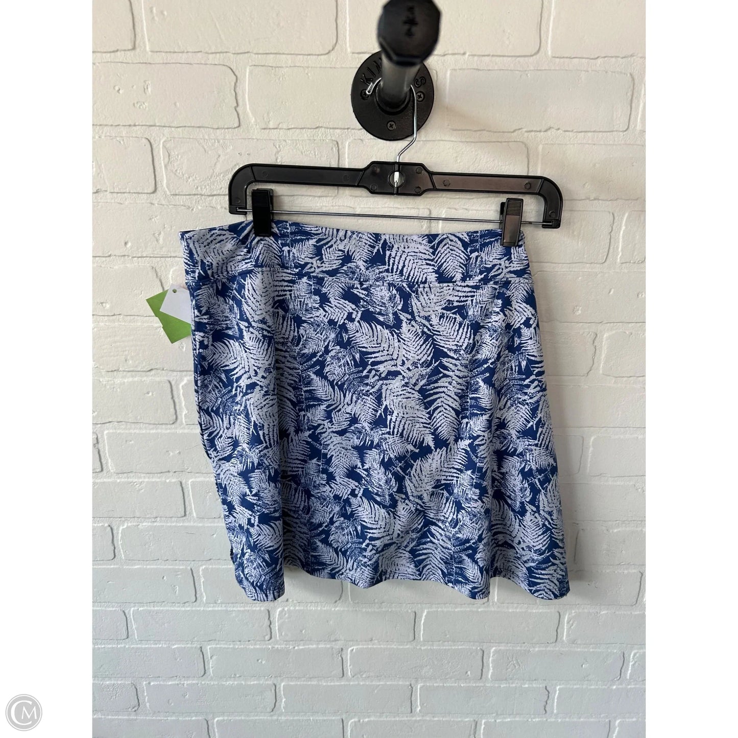 Skirt Mini & Short By Tranquility In Blue & White, Size: 20