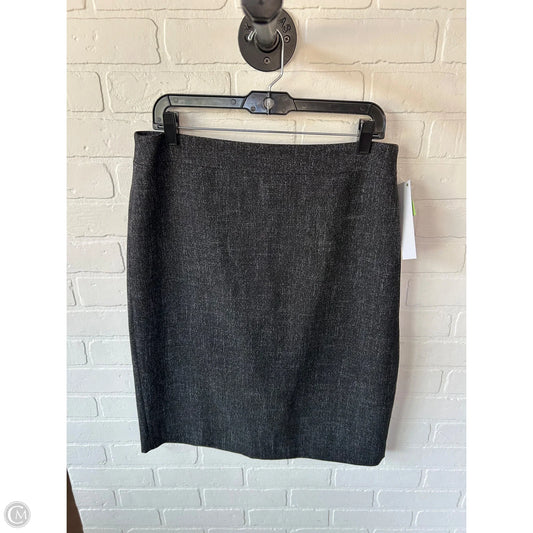 Skirt Midi By Ann Taylor In Grey, Size: 14