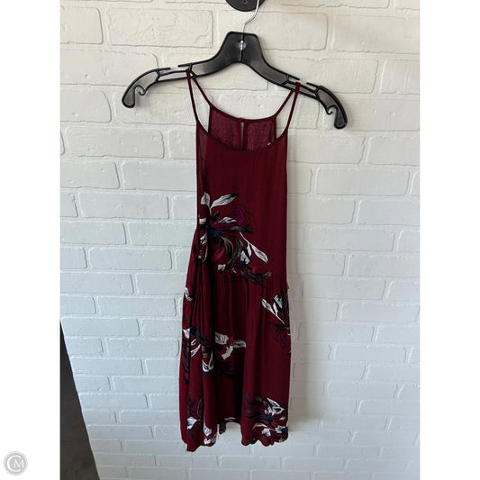 Dress Casual Short By Entro In Red & White, Size: L