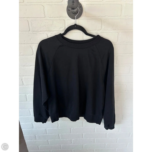 Sweatshirt Crewneck By Old Navy In Black, Size: L