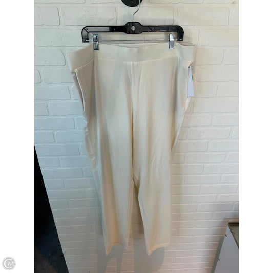 Pants Lounge By Pure Jill In Cream, Size: 20