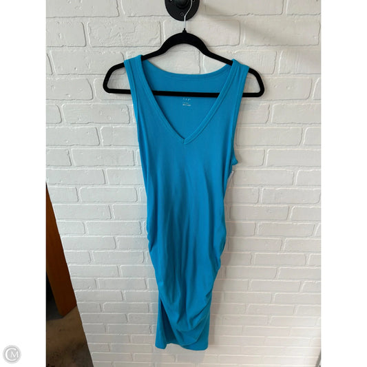 Dress Casual Midi By A New Day In Blue, Size: Xl