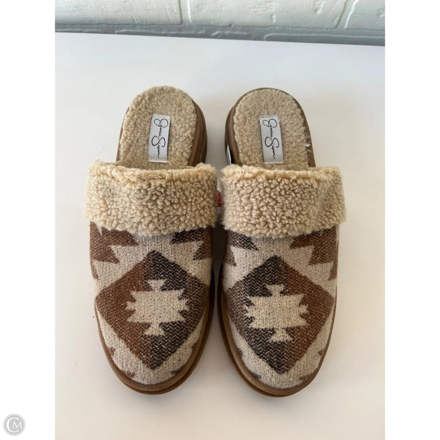 Shoes Flats By Jessica Simpson In Tan, Size: 8.5