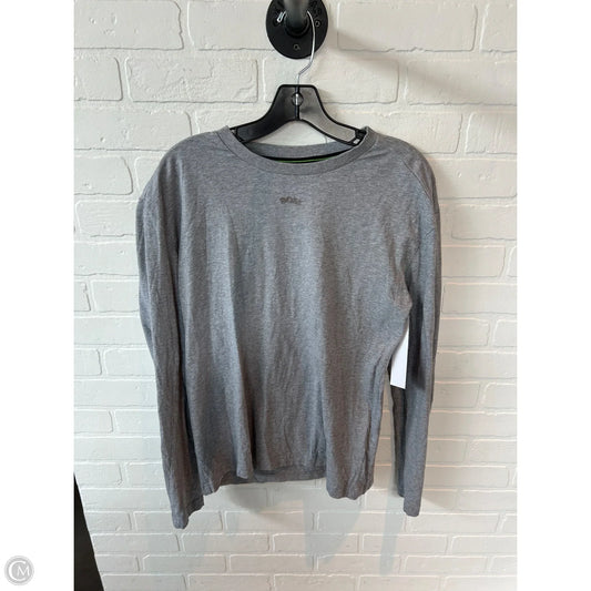 Top Long Sleeve Basic By Hugo Boss In Grey, Size: S