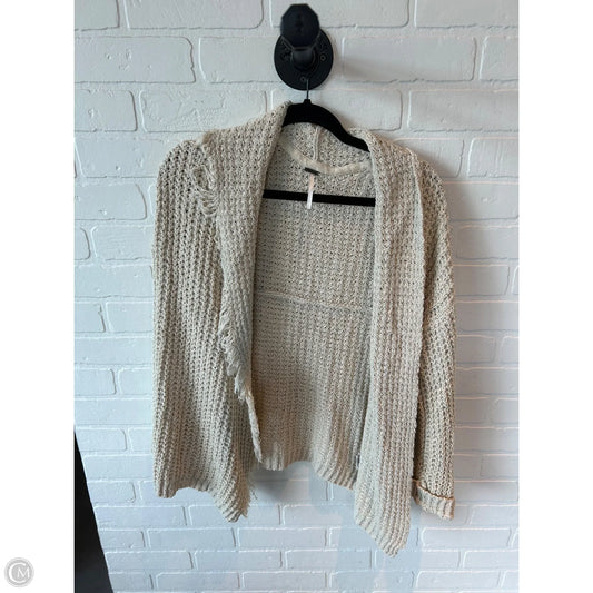 Sweater Cardigan By Free People In Tan, Size: Xs