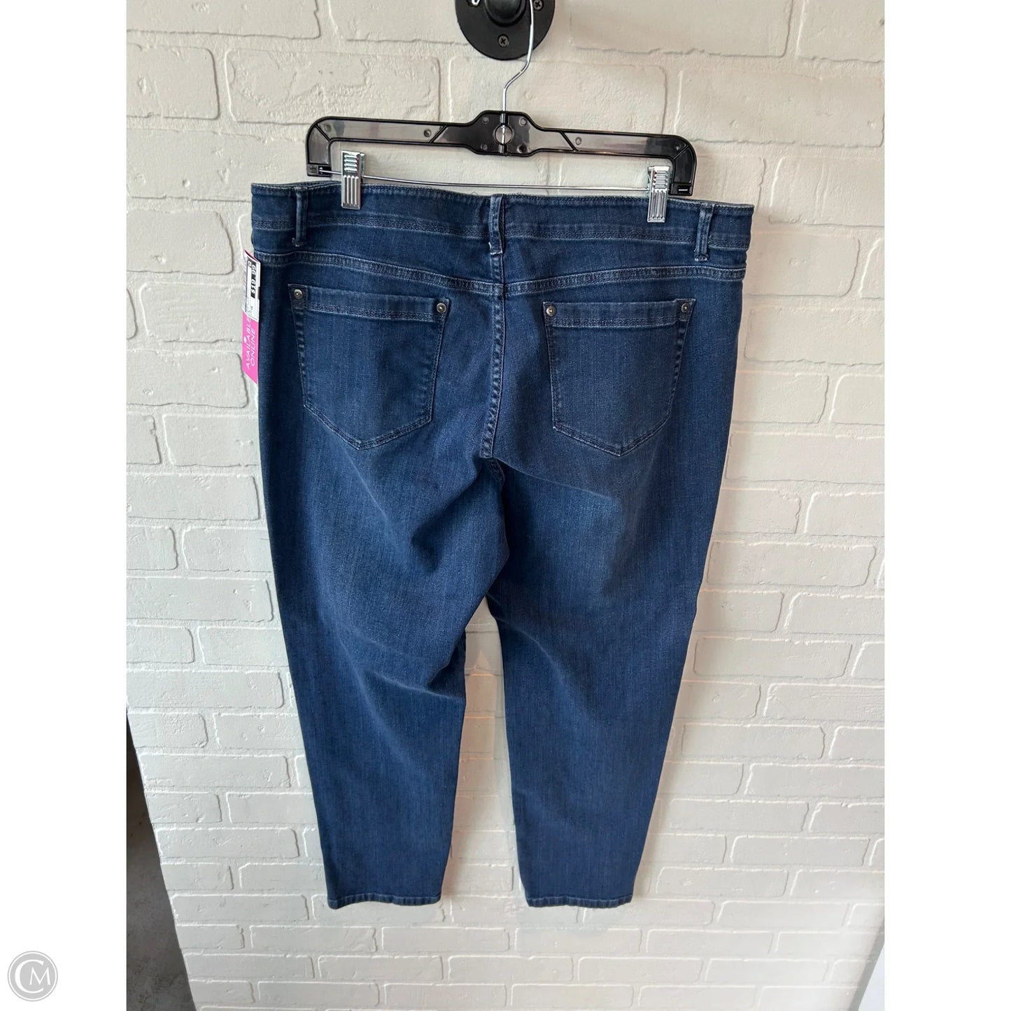Jeans Straight By J. Jill In Blue Denim, Size: 16