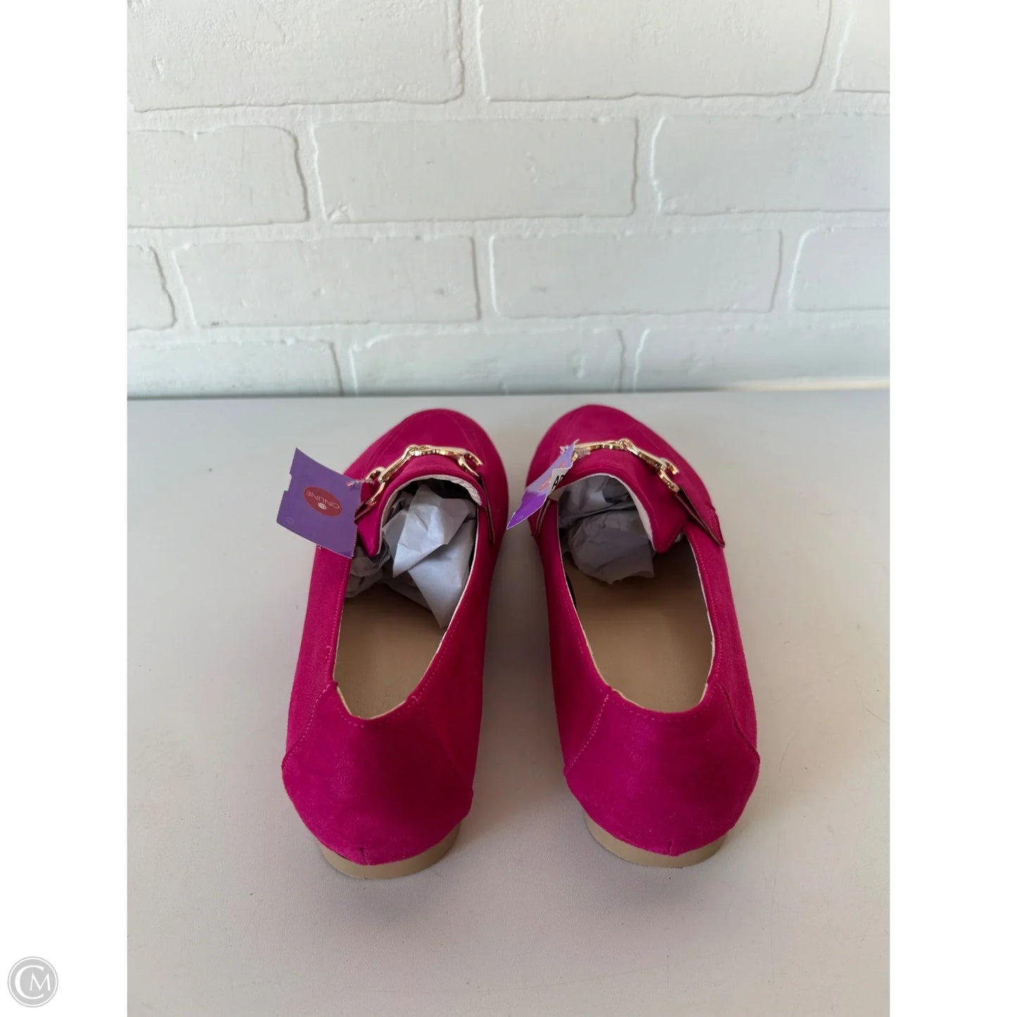 Shoes Flats By Clothes Mentor In Pink, Size: 11.5