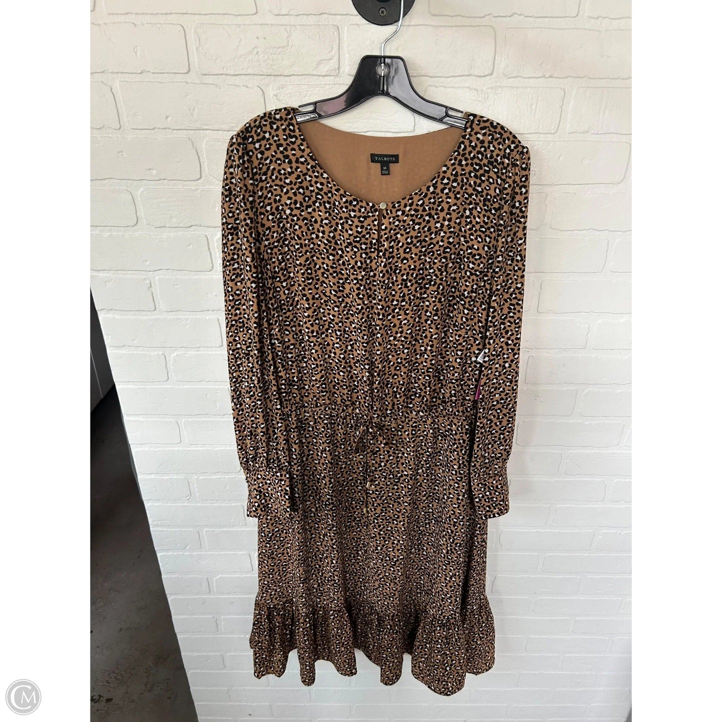 Dress Casual Short By Talbots In Black & Brown, Size: L
