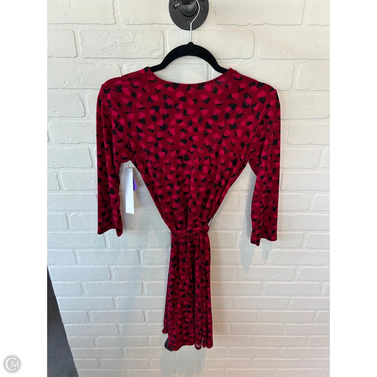 Dress Casual Short By Leota In Black & Red, Size: Sp