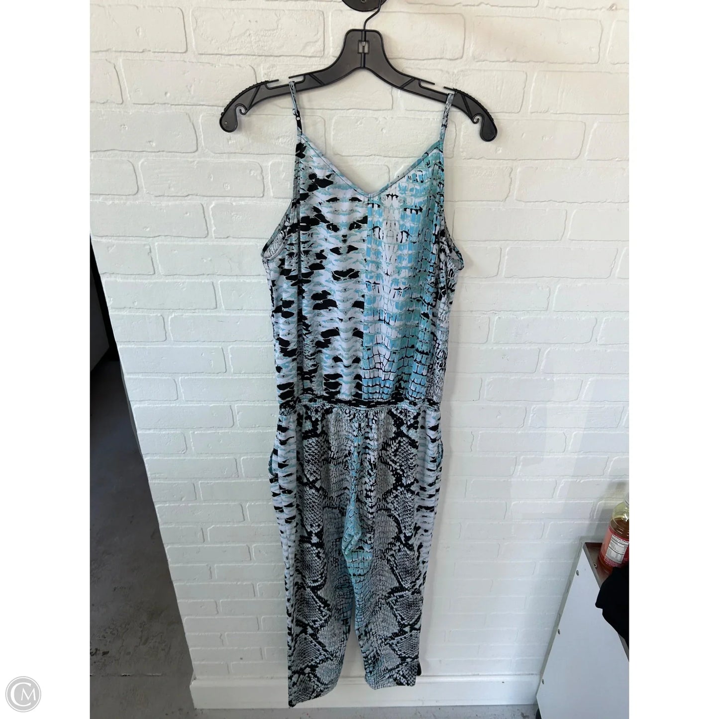 Jumpsuit By Hale Bob In Black & Blue, Size: M