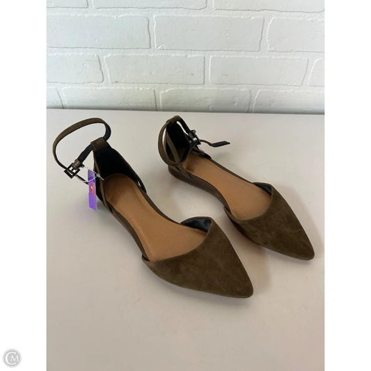 Shoes Flats By Crown Vintage In Green, Size: 7.5