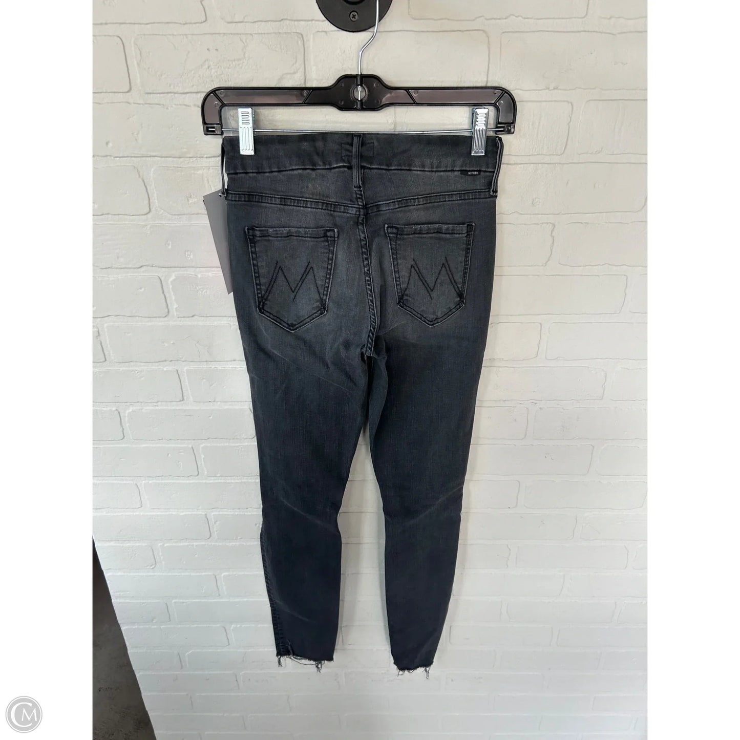 Jeans Skinny By Mother Jeans In Grey Denim, Size: 2