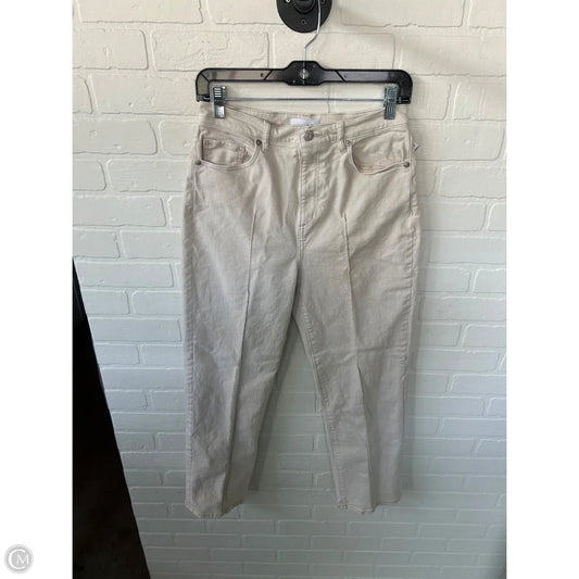 Jeans Straight By Loft In Tan Denim, Size: 2