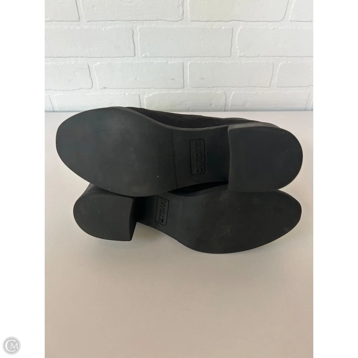 Boots Ankle Heels By Divided In Black, Size: 9.5