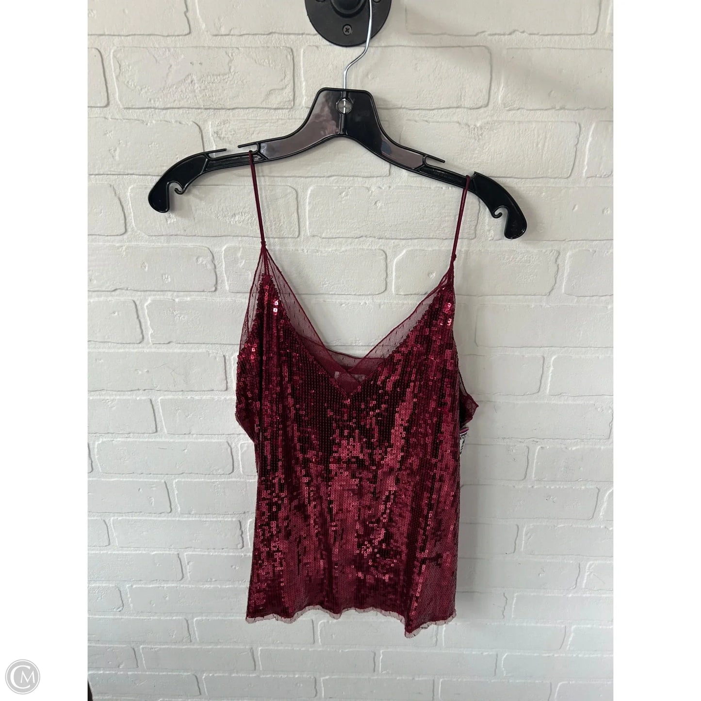 Top Sleeveless By Free People In Red, Size: L