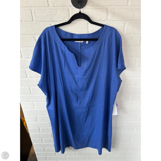Dress Casual Short By Soft Surroundings In Blue, Size: 3x