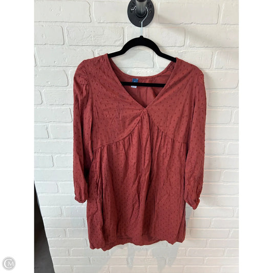 Dress Casual Short By Old Navy In Red, Size: S