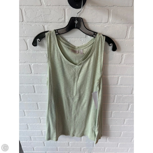 Top Sleeveless Basic By Logo In Green, Size: L