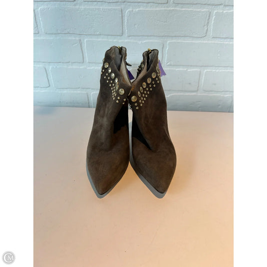 Boots Ankle Heels By Joan And David In Grey, Size: 6