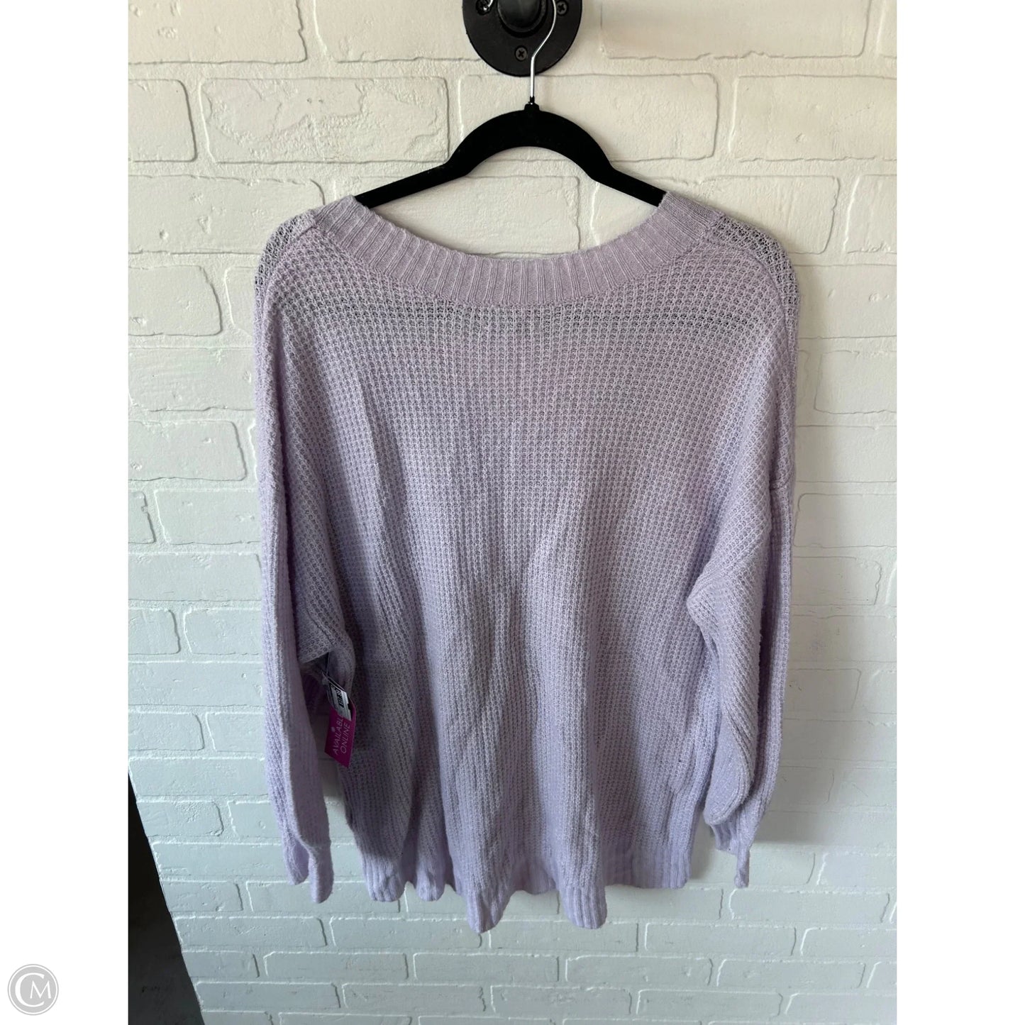 Sweater By American Eagle In Purple, Size: M