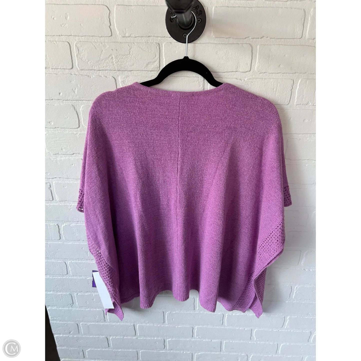 Poncho By Chicos In Purple, Size: S