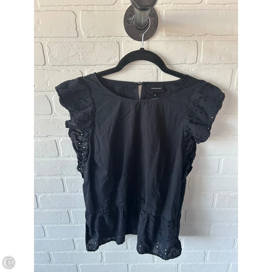 Top Short Sleeve By Who What Wear In Black, Size: L