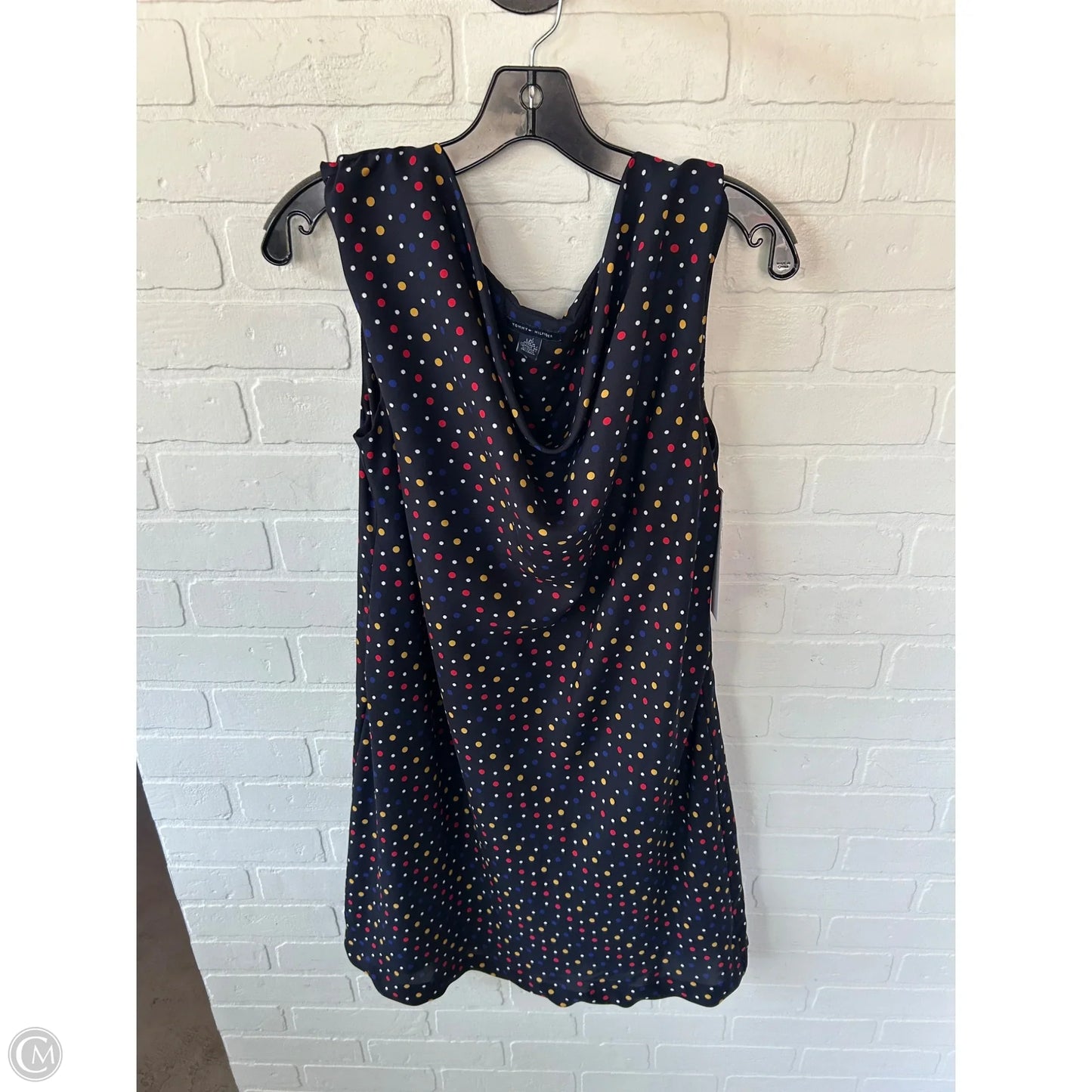 Dress Work By Tommy Hilfiger In Blue & Pink, Size: L