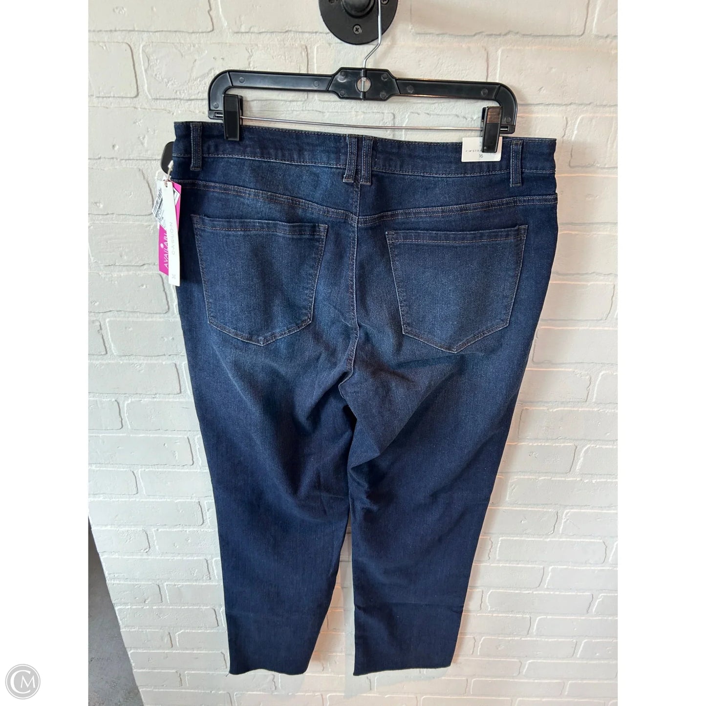 Jeans Straight By Caslon In Blue Denim, Size: 16
