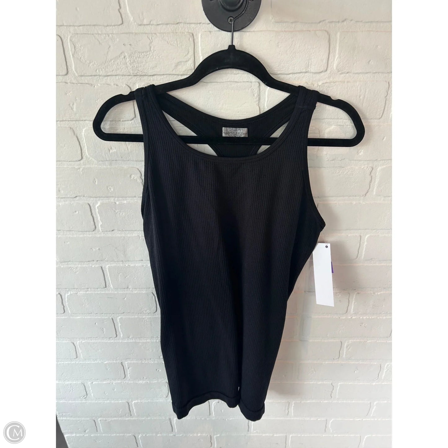 Athletic Tank Top By Athleta In Black, Size: Xl