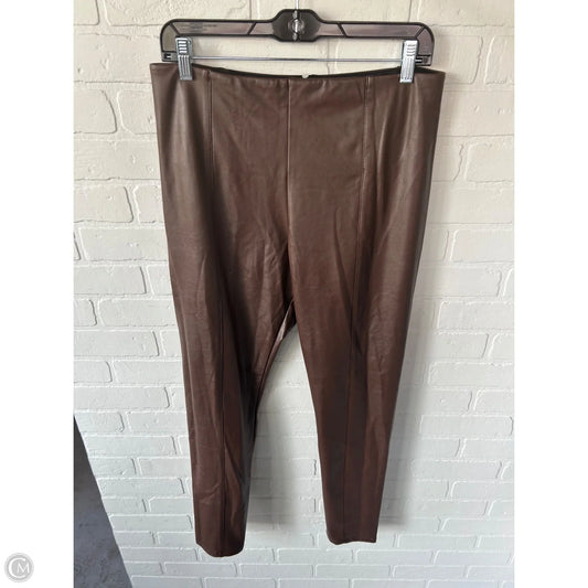 Pants Leggings By Lysse In Brown, Size: 16