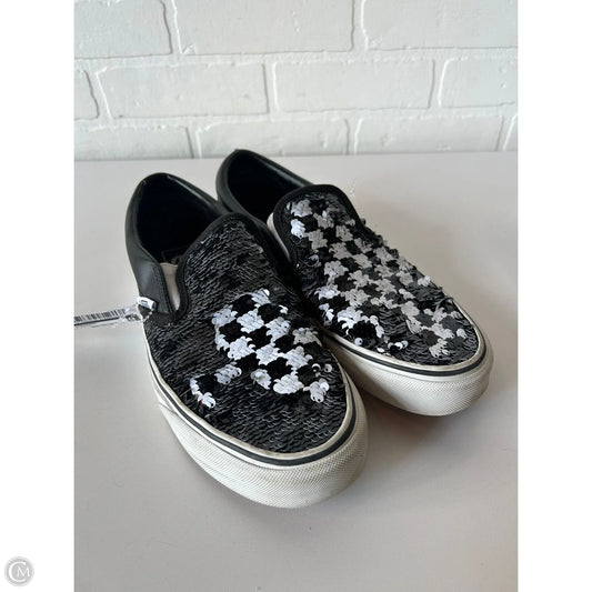 Shoes Sneakers By Vans In Black & White, Size: 10