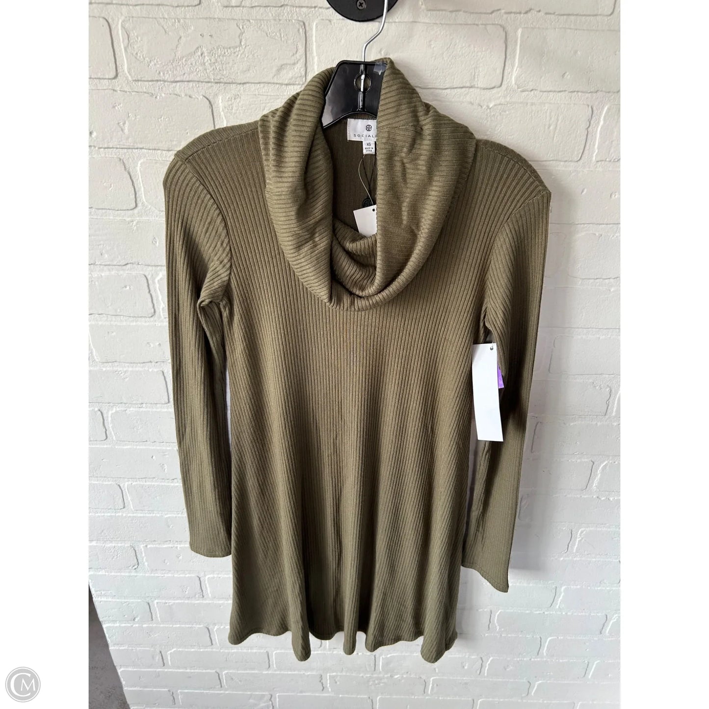 Dress Casual Short By Socialite In Green, Size: Xs