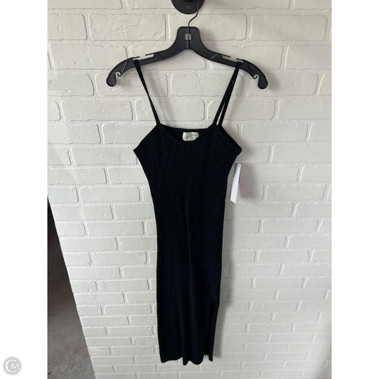 Dress Casual Midi By Universal Thread In Black, Size: M