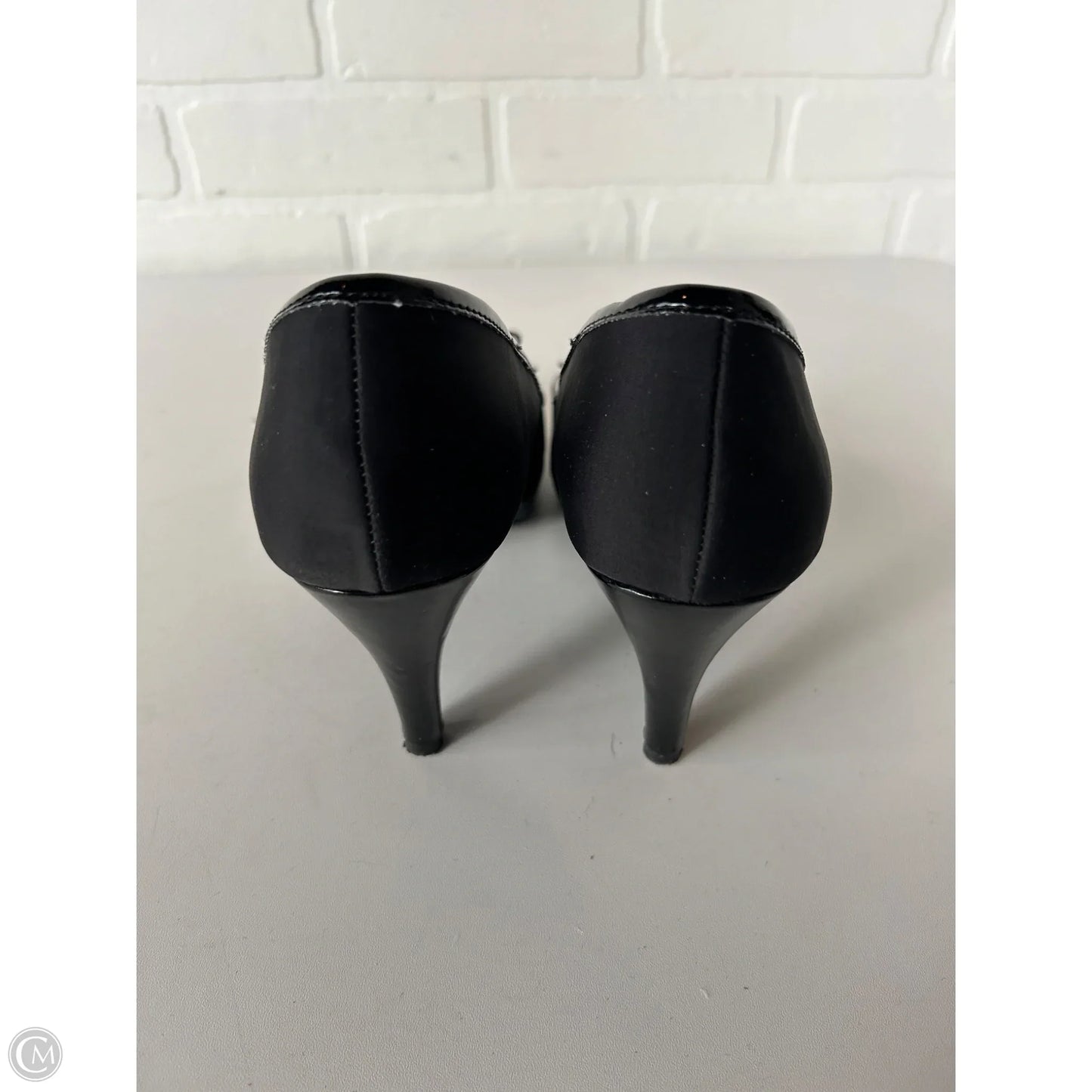 Sandals Heels Stiletto By Bandolino In Black, Size: 9