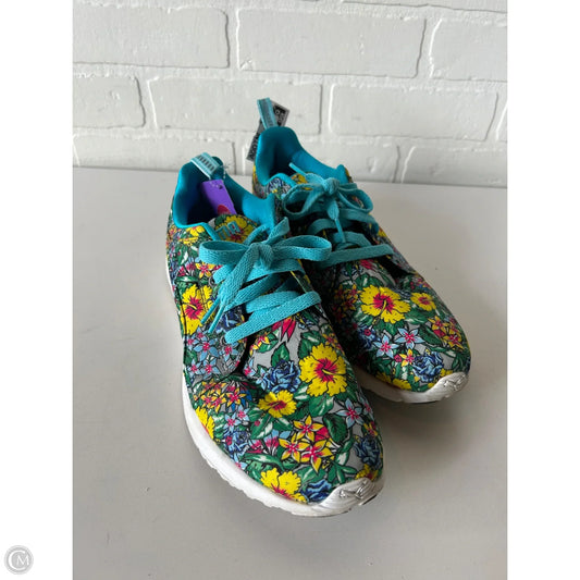Shoes Sneakers By Puma In Blue & Yellow, Size: 10