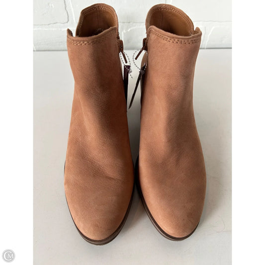 Boots Ankle Heels By Lucky Brand In Tan, Size: 6.5