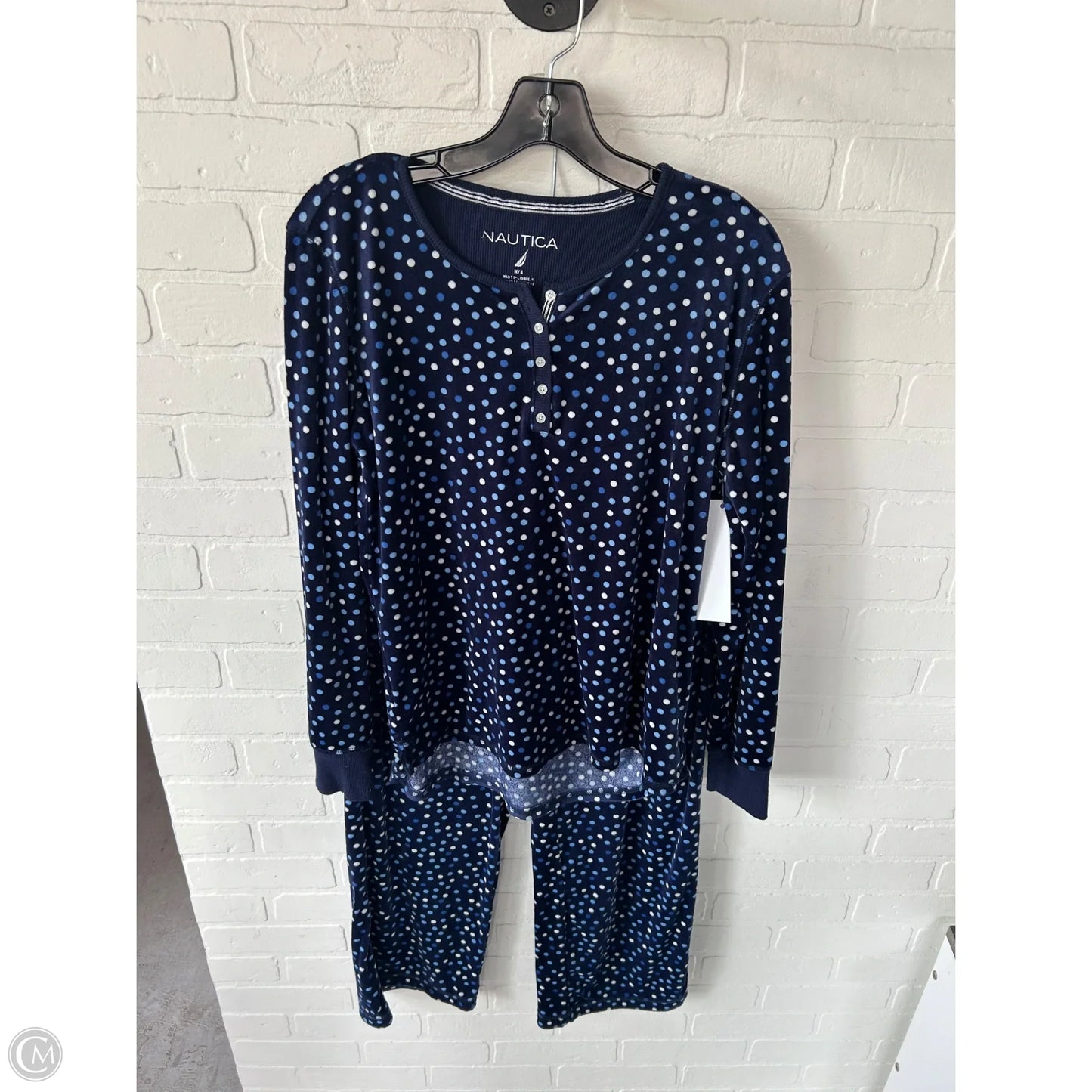 Pajamas 2pc By Nautica In Blue, Size: M