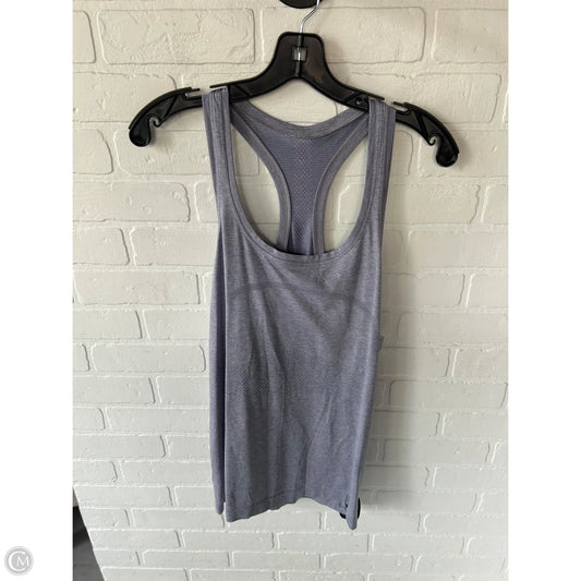 Athletic Tank Top By Lululemon In Blue, Size: L
