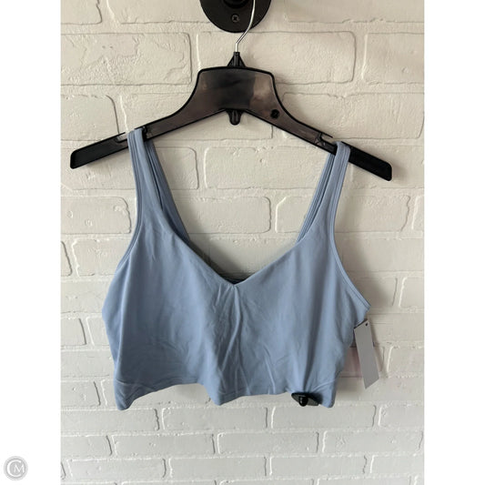 Athletic Bra By Lululemon In Blue, Size: L