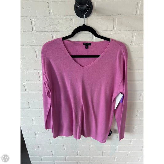 Sweater By Talbots In Pink, Size: M