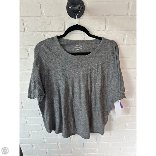 Top Short Sleeve Basic By Madewell In Grey, Size: Xxl