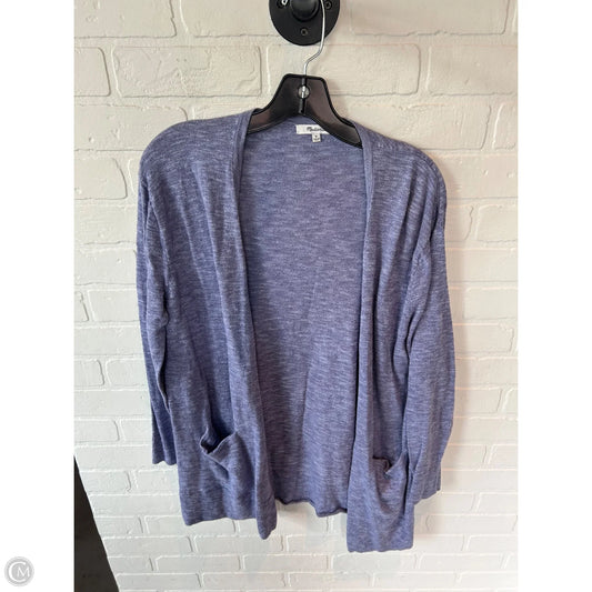 Sweater Cardigan By Madewell In Purple, Size: M