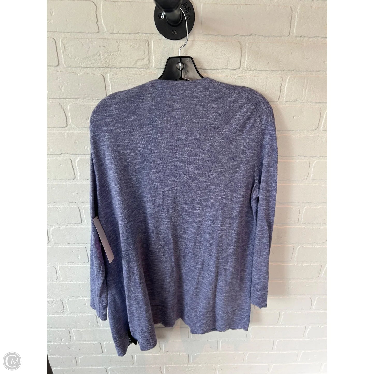 Sweater Cardigan By Madewell In Purple, Size: M