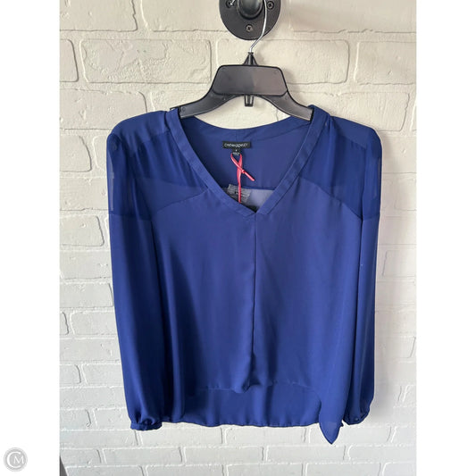 Top Long Sleeve By Cynthia Rowley In Blue, Size: S