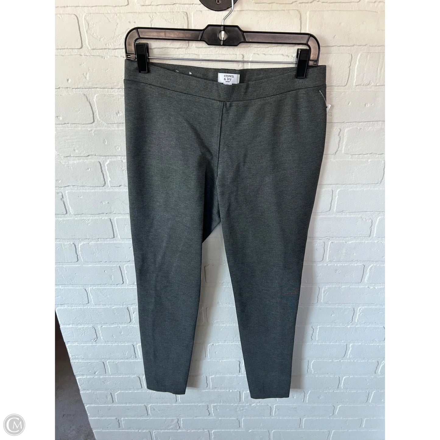 Pants Leggings By Crown And Ivy In Grey, Size: 8p
