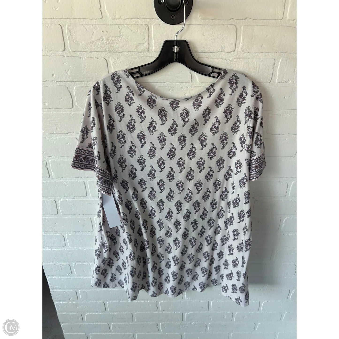 Top Short Sleeve By Pure Jill In Purple, Size: Xl