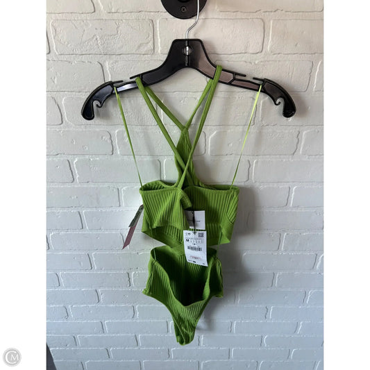 Bodysuit By Zara In Green, Size: M